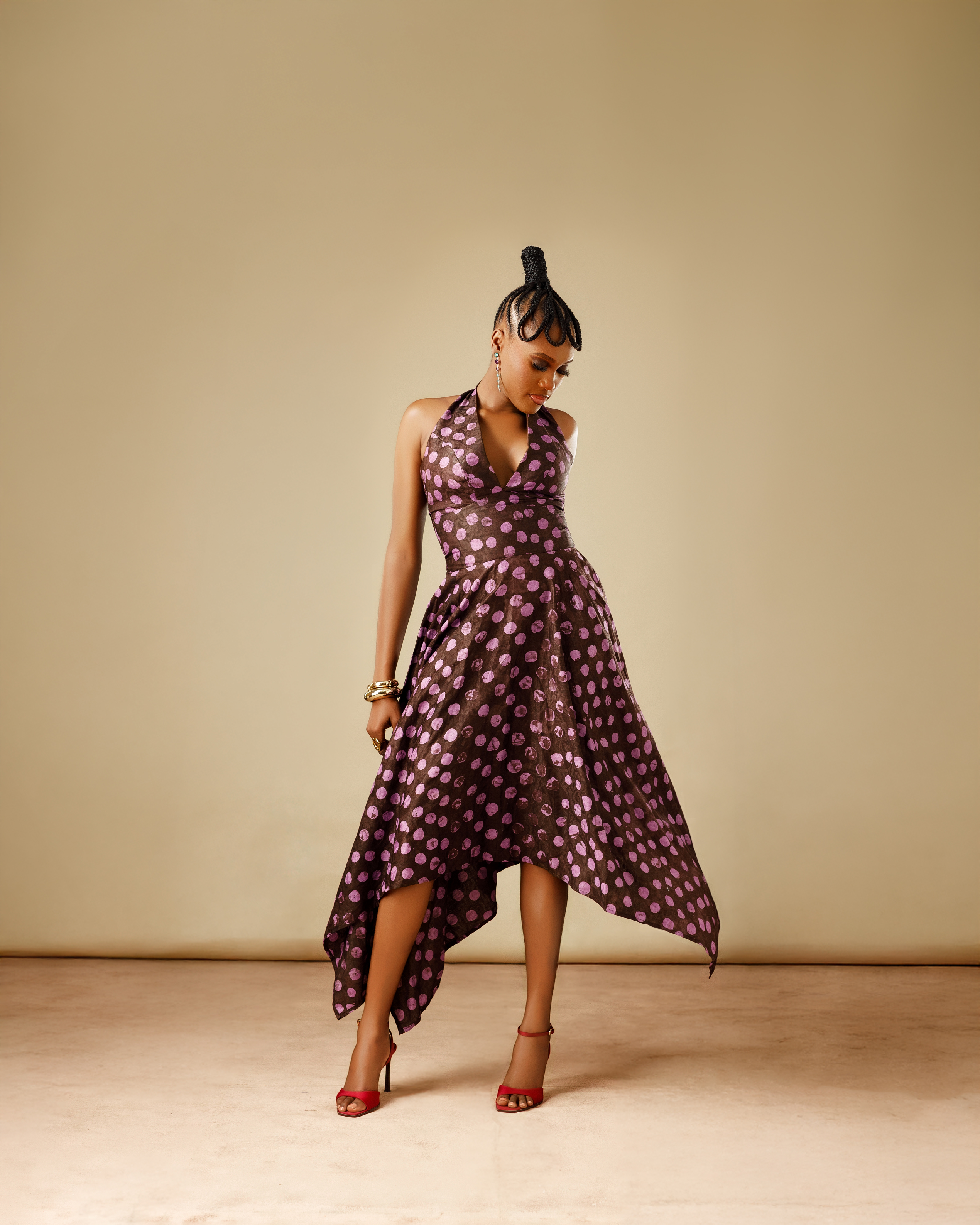 Sommy Adire Dress
